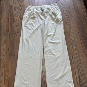 Journee Collection Cream Track Pants